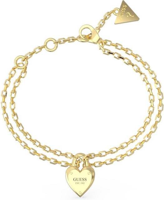 Guess All You Need is Love charming double bracelet JUBB04211JWYG - Length: 18.5 cm (18.50 cm, Stahl)