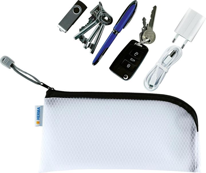 Actual product image HERMA Zipped pouch case