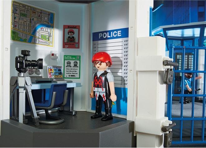 Productafbeelding Playmobil Intl. politiecommandocentrum met gevangenis (6872, Playmobil Stad Actie)