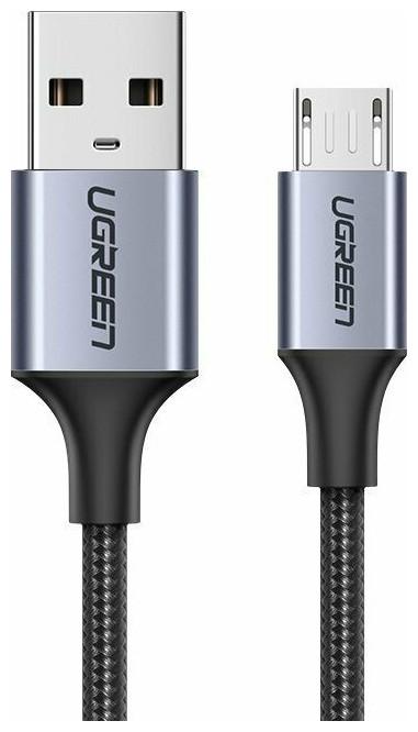 Produktbild Ugreen MicroUSB USB Nylon Aluminium (1 m, USB 2.0)