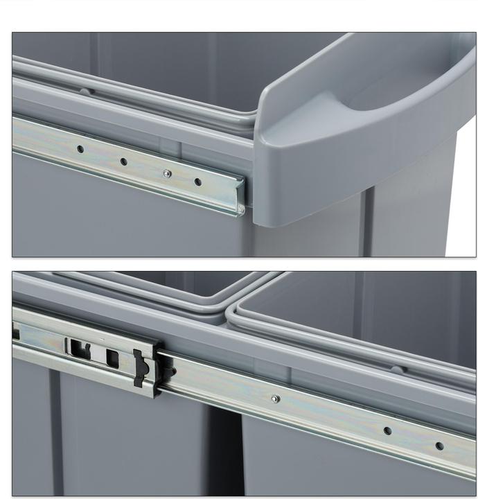 Actual product image Relaxdays Built-in waste bin