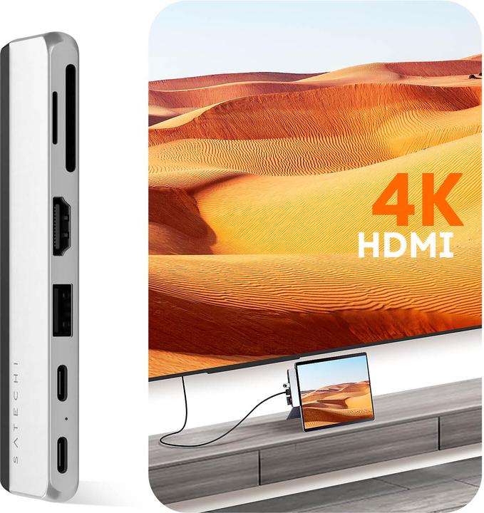 Produktbild Satechi Dual USB-C Hub (USB-C, 6 Ports)