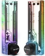 Actual product image Raijintek ACHERON 360 D5 EVO RBW Distro Plate - Acrylic, D-RGB