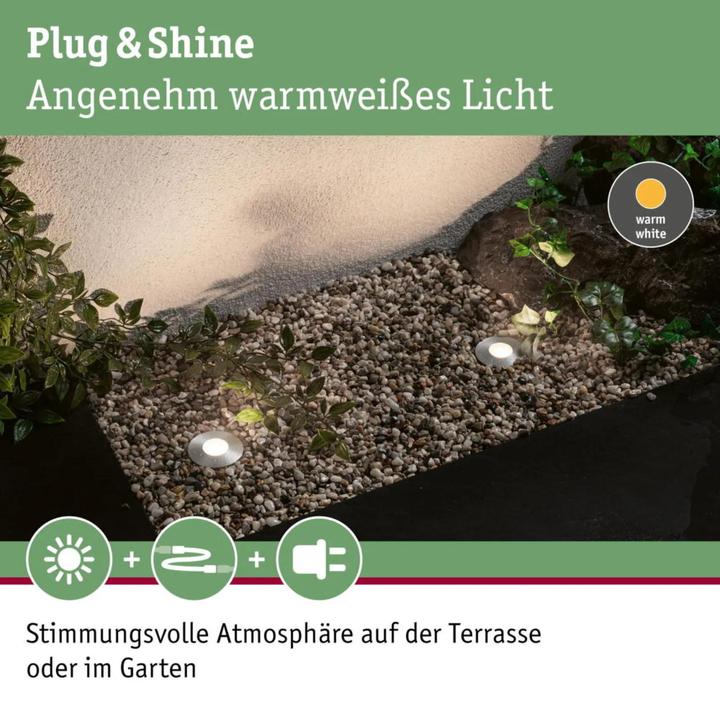Produktbild Paulmann Outdoor Plug & Shine Floor Mini Ergänzungsset (95 lm, IP65)