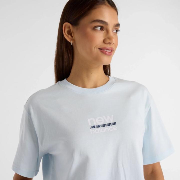 Actual product image New Balance Sportliches, entspanntes Grafik-T-Shirt (S)