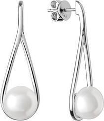 Silvego Luxury silver earrings with real white pearl Jolie GRP20222EW