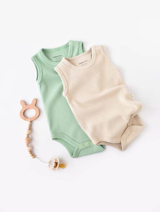 BabyCosy Body. ärmellos. 2 Pack