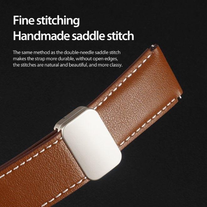 Image du produit Dux Ducis YA Series Bracelet en cuir véritable (22 mm, Cuir véritable)