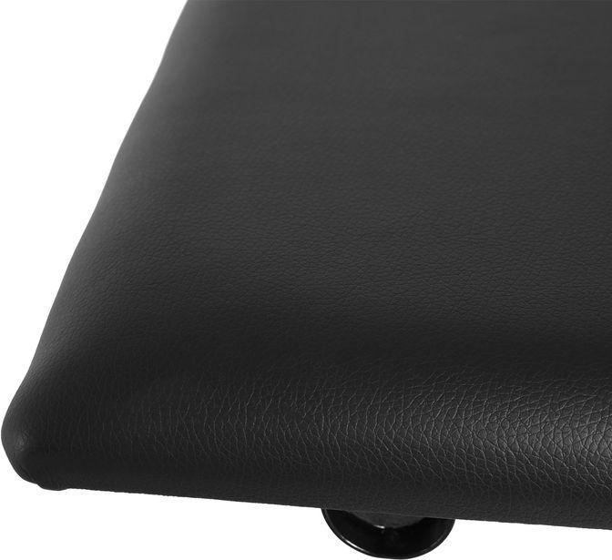Produktbild Swisshandel24 Klavierhocker Klavierbank kosmetischer Hocker Höhenverstellbar zusammenklappbar Metall Kunstleder Sc (Musikerstuhl)