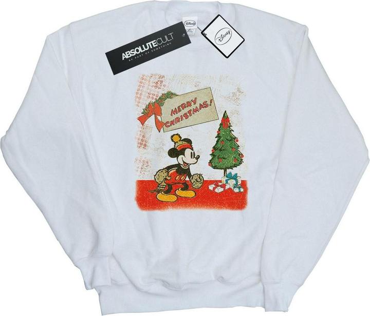 Disney Mickey Mouse Vintage Christmas Sweatshirt (L)