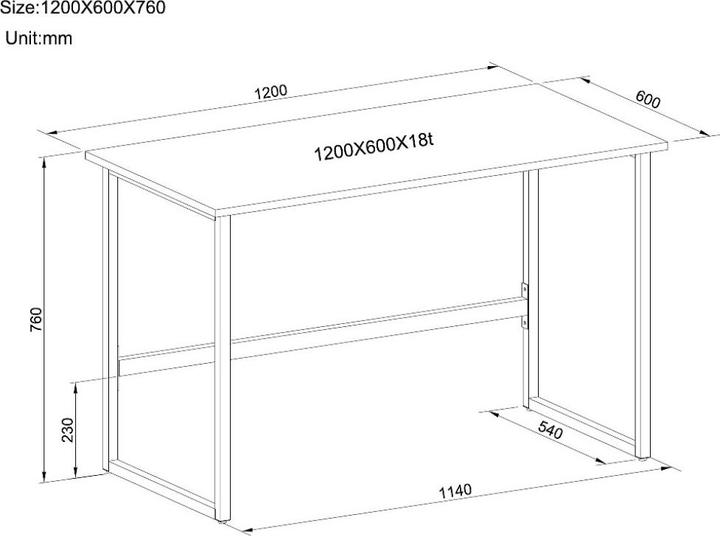 Produktbild Techly ICA-TB 3545W