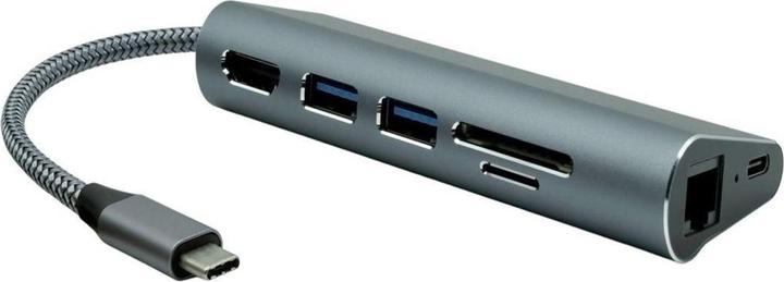 ProXtend USB-C 17,80cm (7") 1 Video e HUB di rete PD 65W (USB-C, 1 Porti)