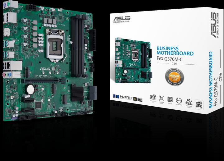 Immagine prodotto ASUS Pro Q570M-C/CSM (LGA 1200, Intel Q570, mATX)