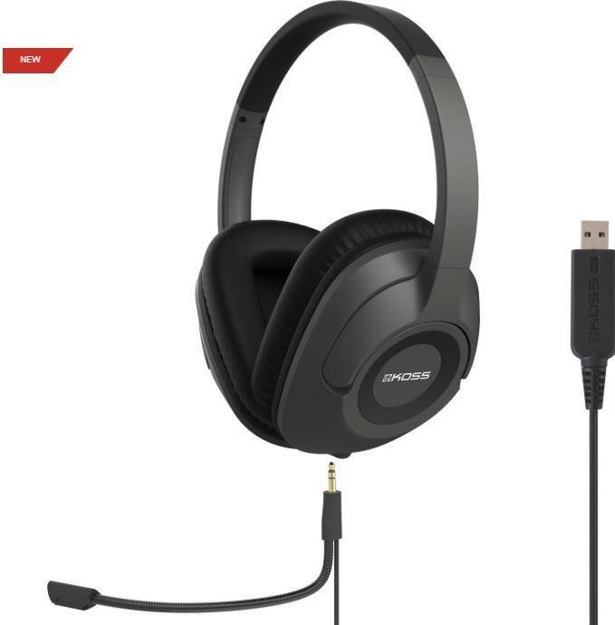 Produktbild Koss SB42 USB Kopfhörer Verkabelt Kopfband Anrufe/Musik Schwarz (193540) (Kabelgebunden)