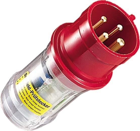 Actual product image Mennekes MEN 3718 Test plug 32A 4p 400-440V rotating field control