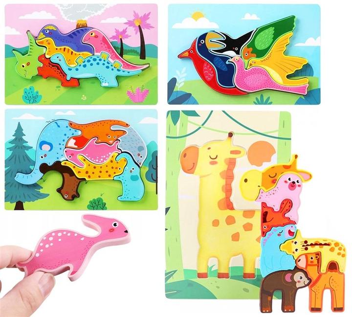 Produktbild Trifox Holzpuzzle Tiere
