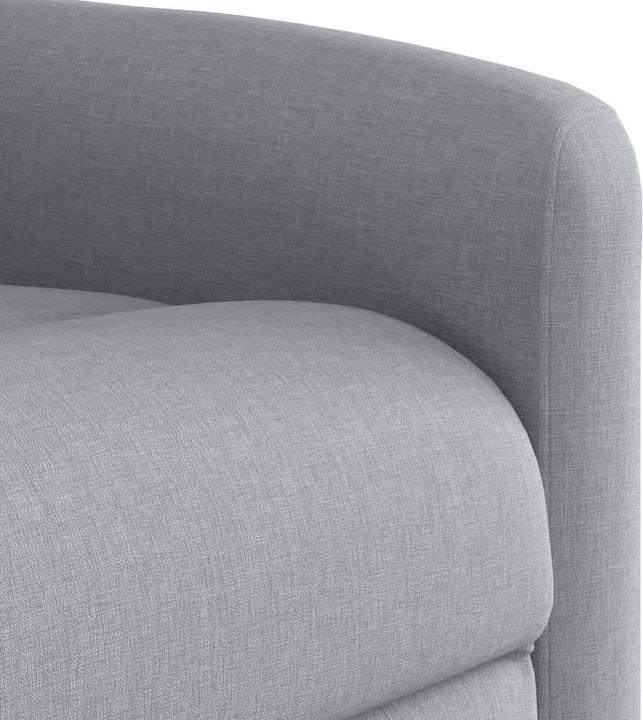 Actual product image VidaXL Massage chair light grey fabric