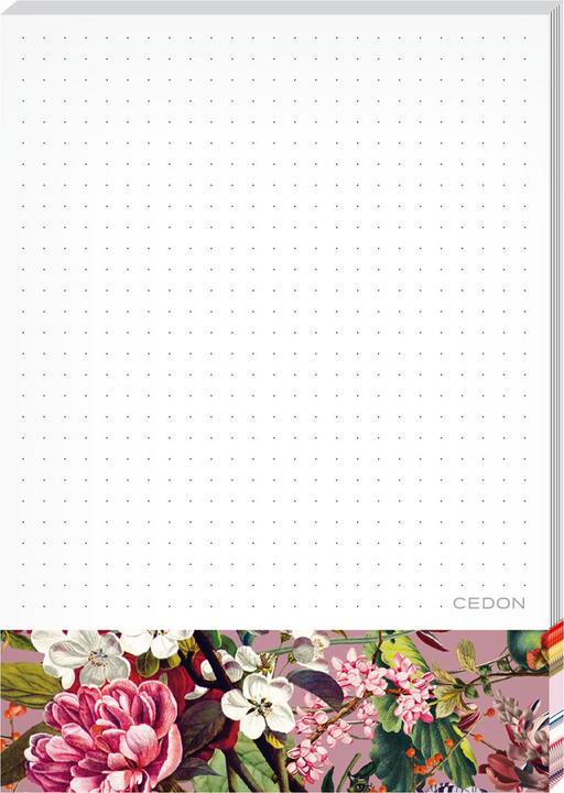 Image du produit Cedon Bloc-notes A6 BONHEUR DE FLEURS (Pointillés)