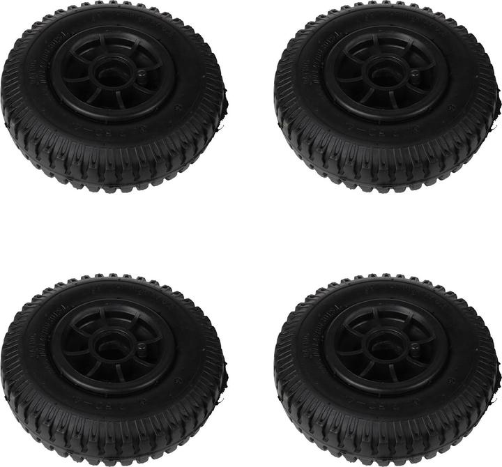 Campart Roues de rechange 4 pcs pour Trolley HC-0915