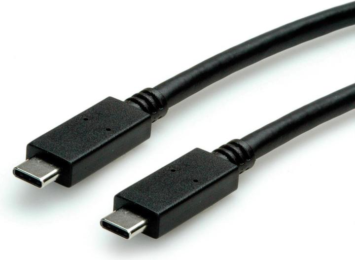 Actual product image Roline Câble USB3.2 Gen2, av. Emark PD 100W, C-C, M/M, 0.5m (0.50 m, USB 3.2 Gen 2)