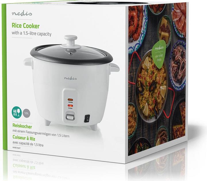 Actual product image Nedis Rice cooker 500 watt, 1.5 litre