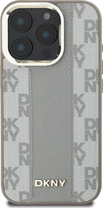 Actual product image DKNY Case Checkered Pattern Magsafe for iPhone 16 Pro beige (Apple iPhone 16 Pro)