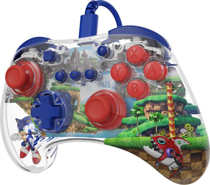 Actual product image PDP Realmz Wired Controller - Sonic Green Hill (Switch OLED, Switch)