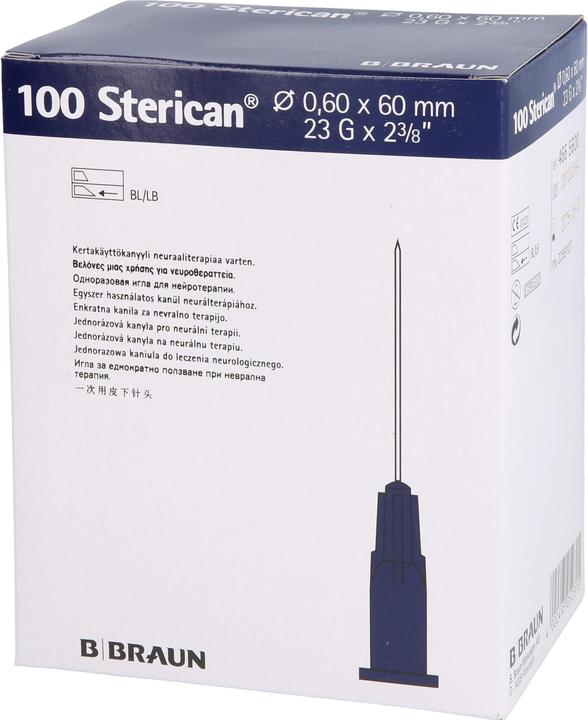 Immagine prodotto B.Braun Ago 23G 0,60 x 60 mm blu Luer, 100 pezzi