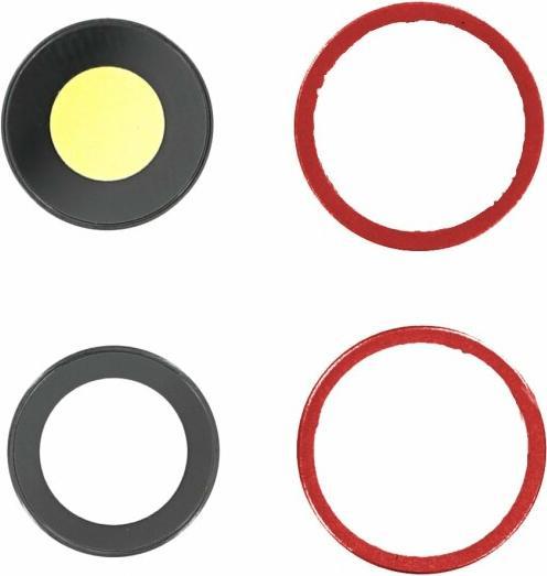 Image du produit OEM Objectif de caméra arrière pour iPhone 12 - rouge (iPhone 12, iPhone 12 Mini)