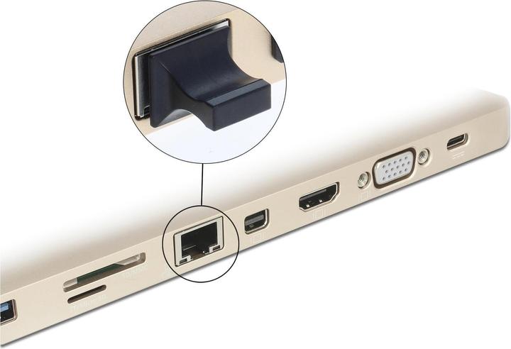 Produktbild Delock RJ-45 Staubschutz (10er Pack) (Blindmodul)
