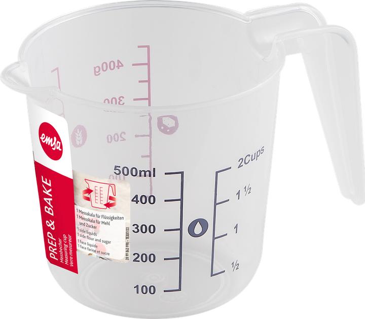 Productafbeelding Emsa Prep&Bake Plastic Maatbeker 0,5L (500 ml)