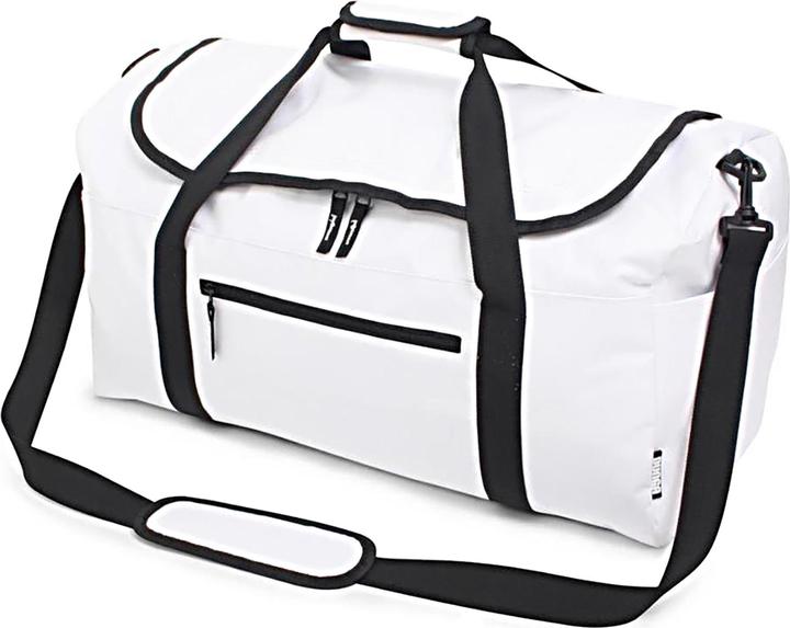 HTI-Living Reisetasche weiss, schwarze Verzierungen (50 l)