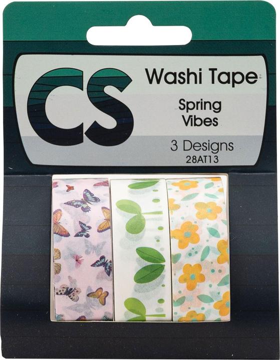 Immagine prodotto Colorations Washi Tape Spring 3 rotoli, 5 metri.