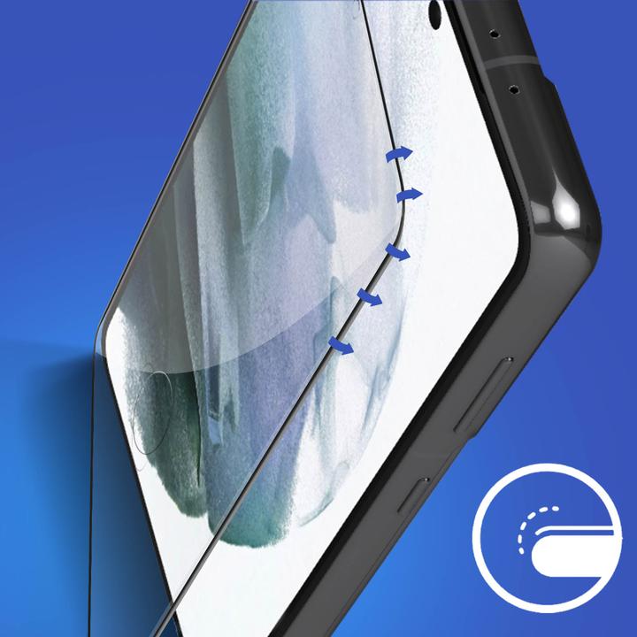 Actual product image 3MK Hardglass Max screen protector (1 Piece, Samsung Galaxy S21+)