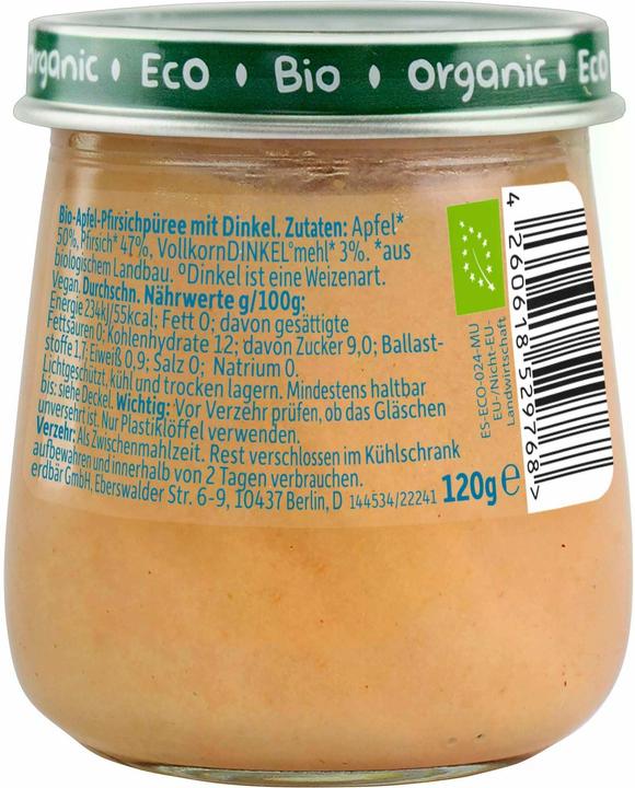 Produktbild Freche Freunde Pfirs. Apfel Dink 6M (212 g)