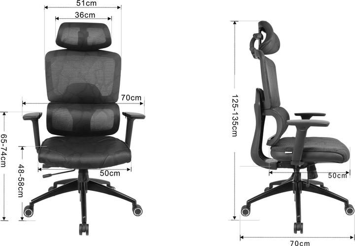 Actual product image Sandberg ErgoFusion Gaming Chair Pro