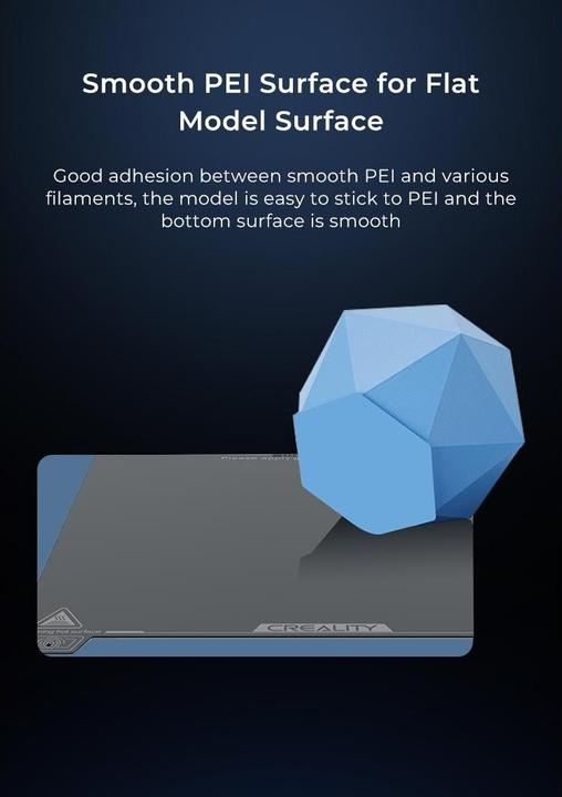 Actual product image Creality Printing platform K1C Smooth PEI build plate