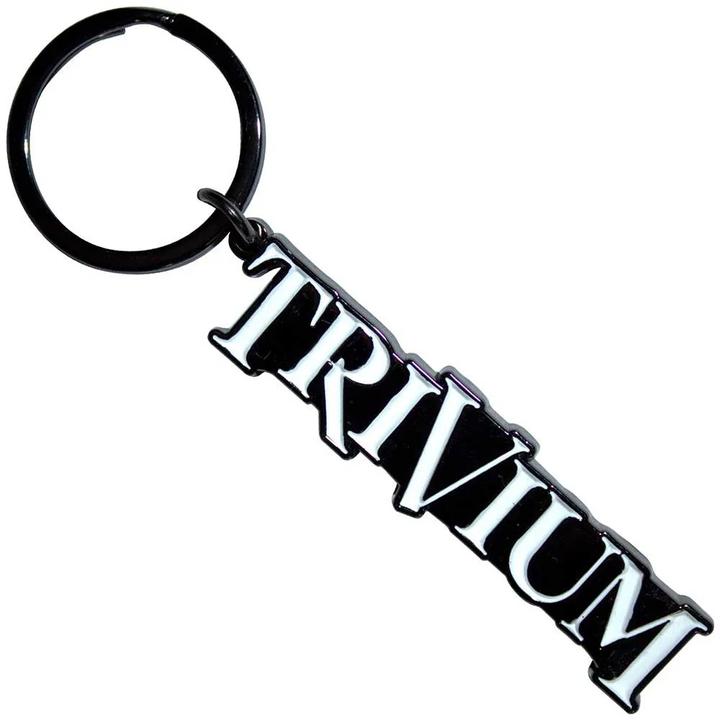 Actual product image Trivium Logo Keyring