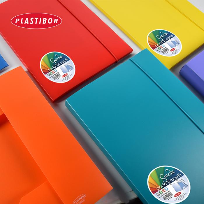 Actual product image Sei Rota Plastibor 3 Flap Folder Garda 40 Light Blue (A4, 24 x)