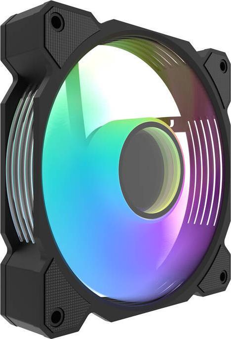 Actual product image Darkflash Tech Darkflash DR08 3-in-1 Cooling Fan (Black) (120 mm, 3 x)