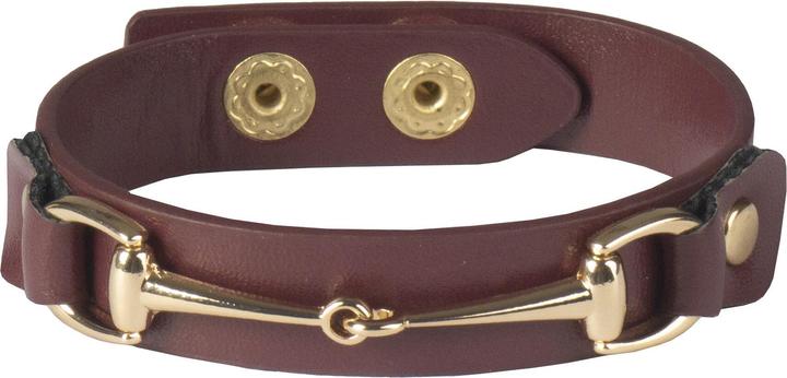 Horka 6er-Set Lederarmbänder mit Bit (20 cm, PU-Leder und Metall)