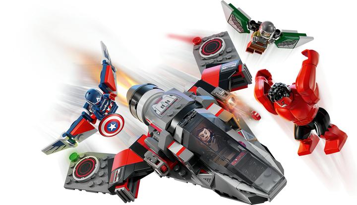 Actual product image LEGO Showdown zwischen Captain America und Red Hulk (76292, LEGO Marvel)
