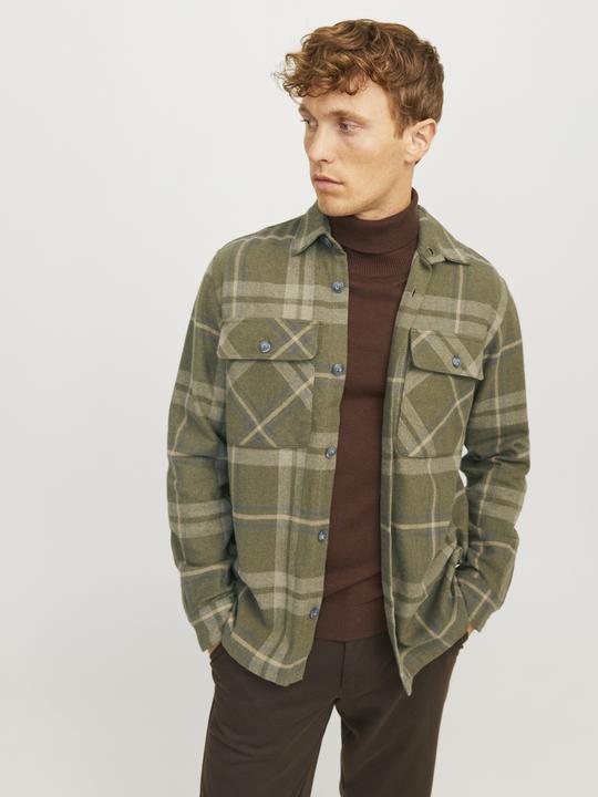 Produktbild Jack & Jones Jprraymond Melange Check Ls Overshirt Sn (XL)