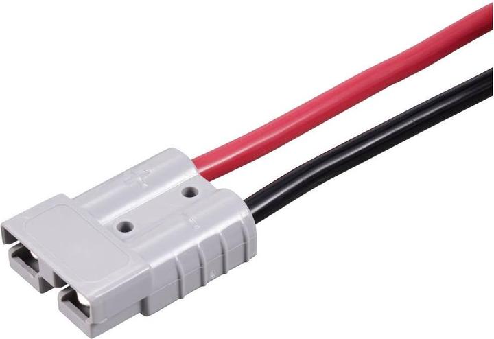 Produktbild Tru Components Hochstrom Batteriesteckverbinder Verlängerungskabel 1 m TC-12195680 Schwarz, Ro
