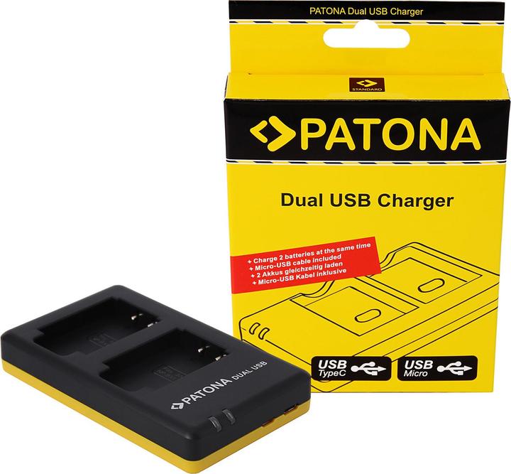 Actual product image Patona NP-BX1 Dual Charger (Camera battery charger)