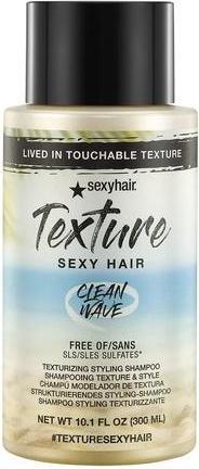 Produktbild Sexy Hair Texture Clean Wave Texturizing Styling Shampoo 300ml 10.1oz (300 ml, Flüssiges Shampoo)
