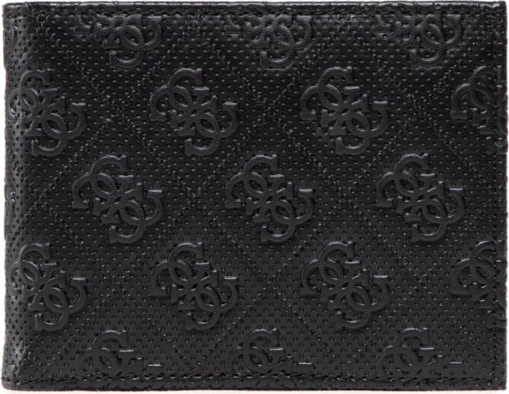 Actual product image Guess Vezzola, Textile Wallet, Logo Detail, SMESCHLEA20, Black, For Men