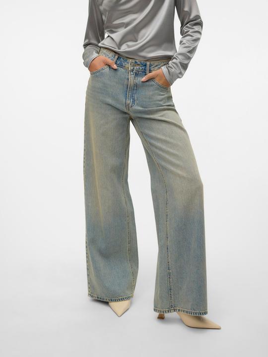 Actual product image Vero Moda VMREMY Mid Rise Weiter Beinschnitt Jeans Weit geschnitten (W31/L32)