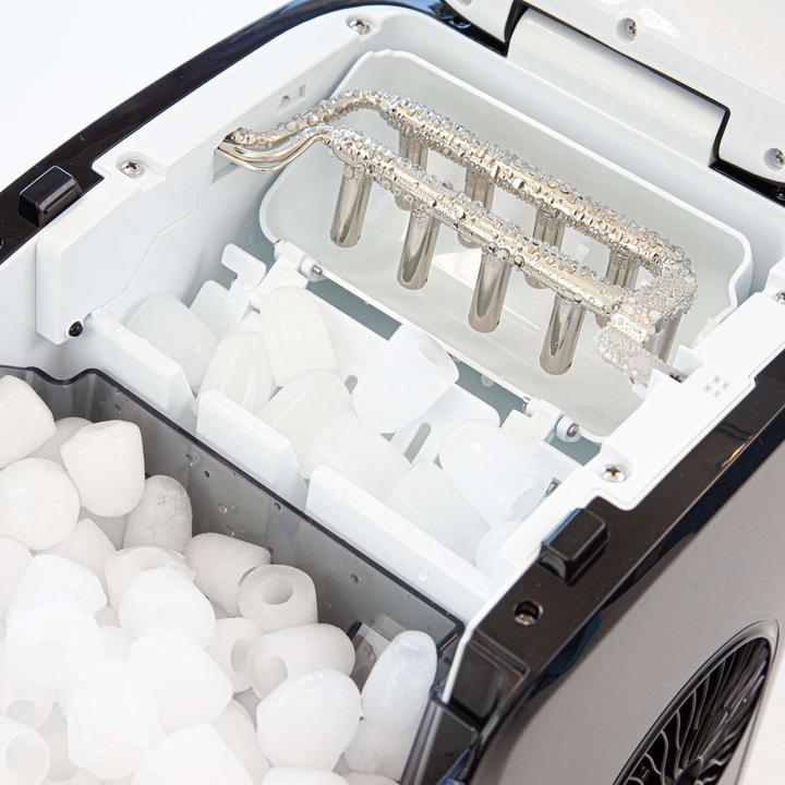 Produktbild Sommertal Eiswürfelmaschine – Schnelle Eisproduktion (12kg/Tag), Zwei Würfelgrössen, Energiesparmodus