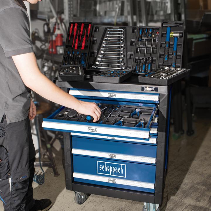 Produktbild Scheppach TW1000 Werkstattwagen 263-tlg. (7 x)